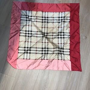 authentic silk Burberry scarf